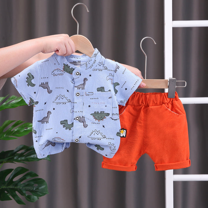 Dino Adventure Fusion Set - Roaring Style Meets Vibrant Comfort!