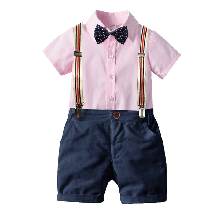 Little Boy Shirt, Pants, Suspenders & Bow