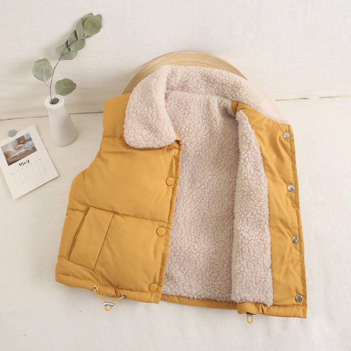 Cozy Half Jacket with Fleece Inside