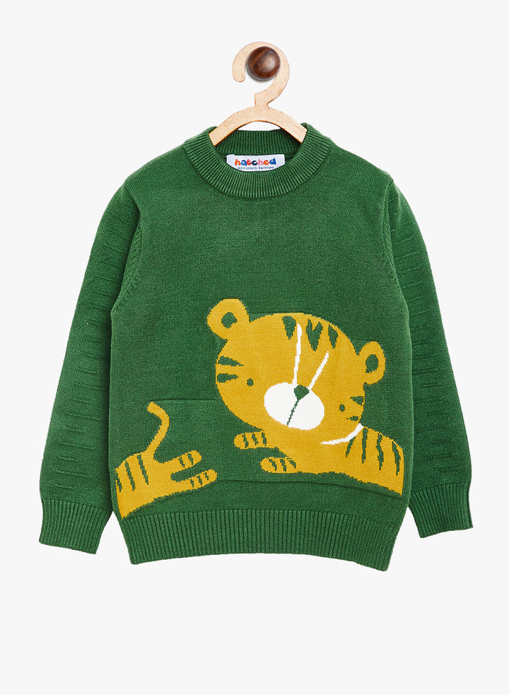 Tiger-Inspired Kids Sweater: Roar into Style!