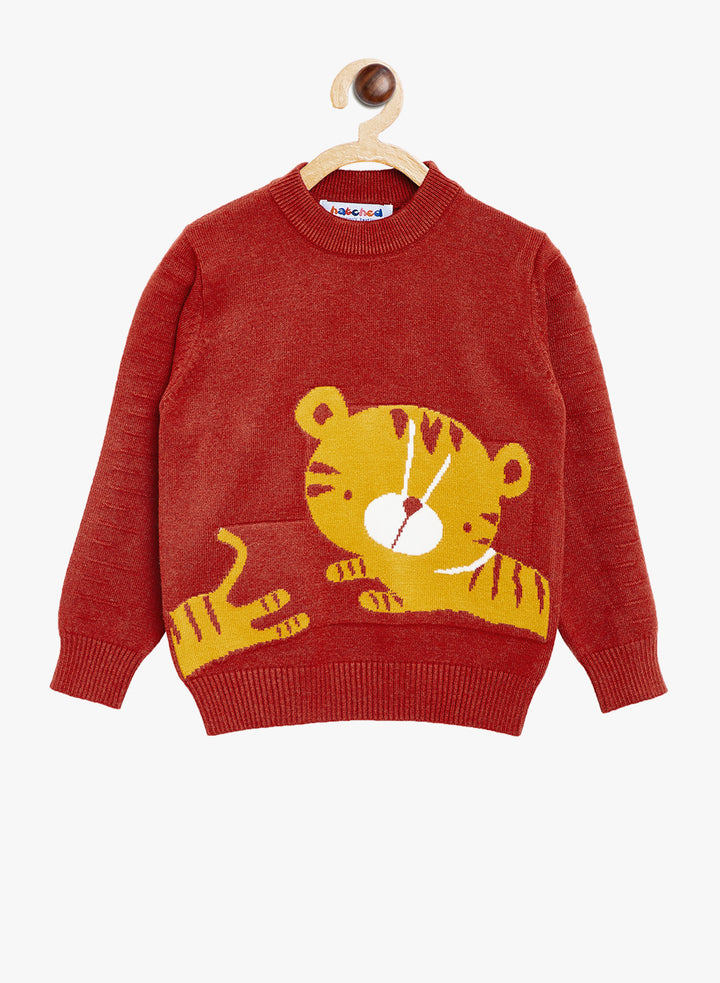 Tiger-Inspired Kids Sweater: Roar into Style!