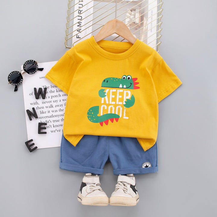 Keep Cool Dino Adventure Set - Stay Stylish and Comfortable!