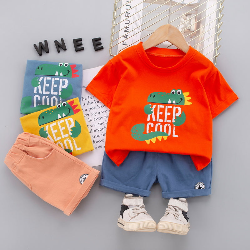 Keep Cool Dino Adventure Set - Stay Stylish and Comfortable!