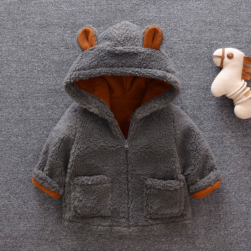 Twice the Style, Double the Warmth: Reversible Fur-Lined Winter Jacket for Kids