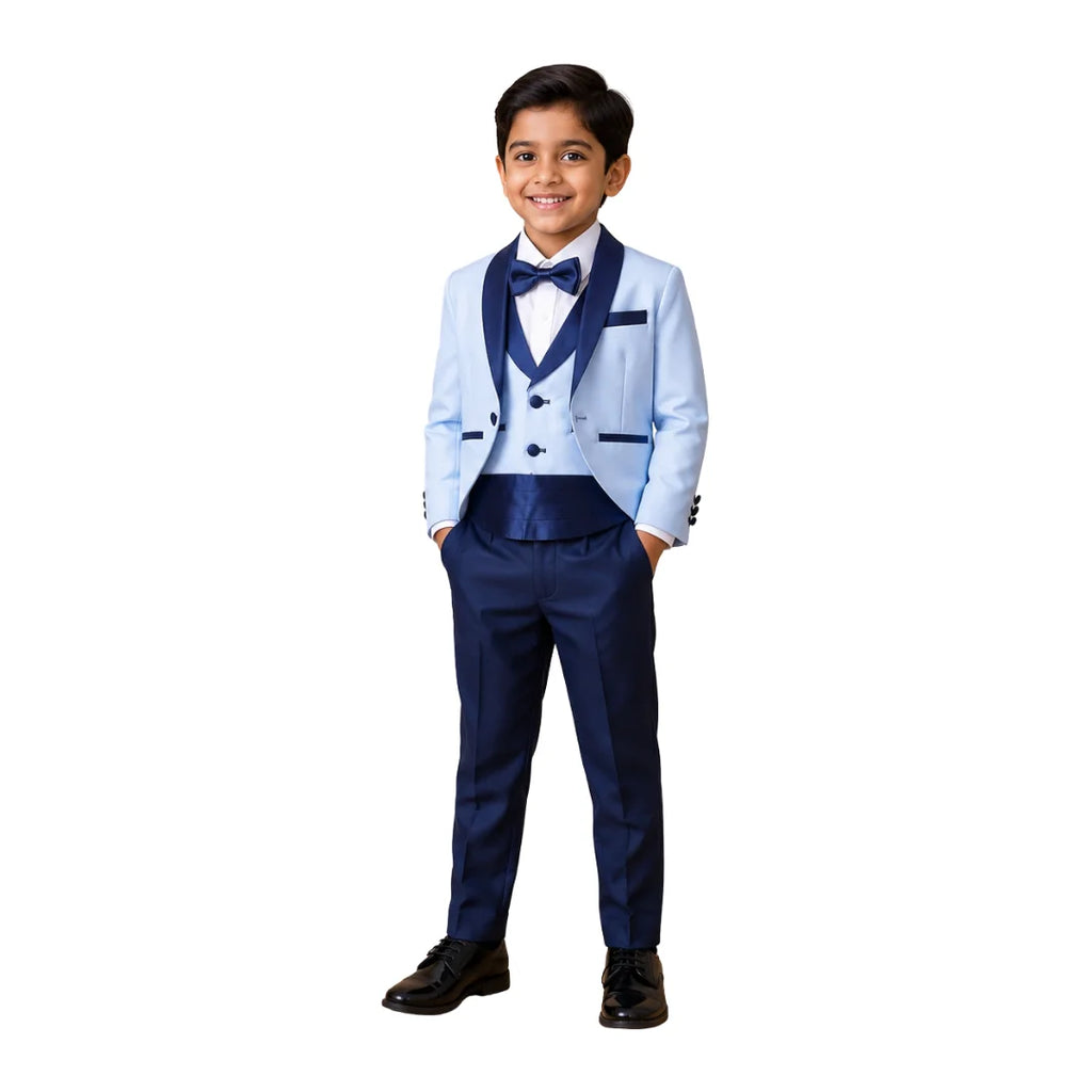 Blue Tuxedo Suit