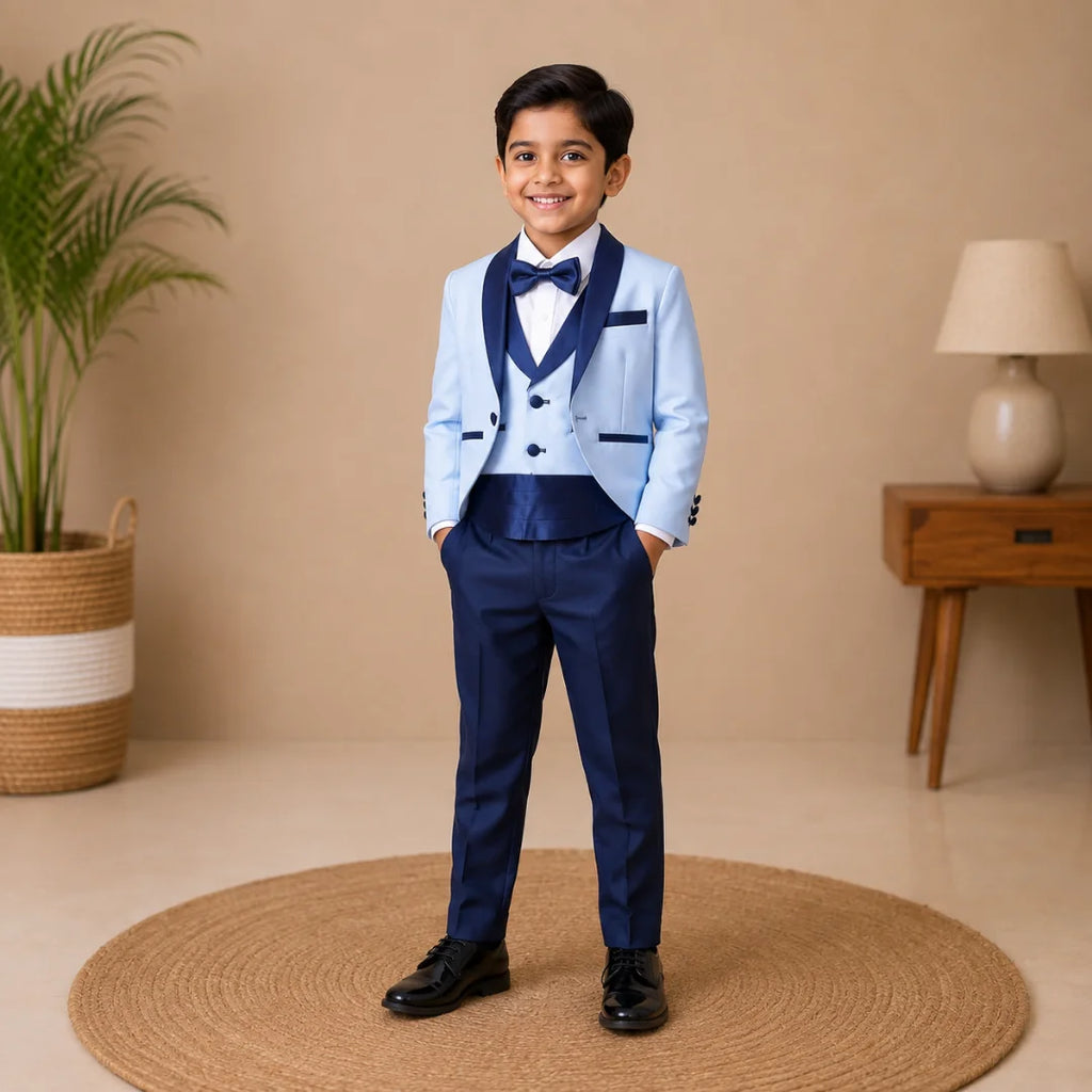 Blue Tuxedo Suit
