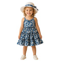 Blue Dress with Hat