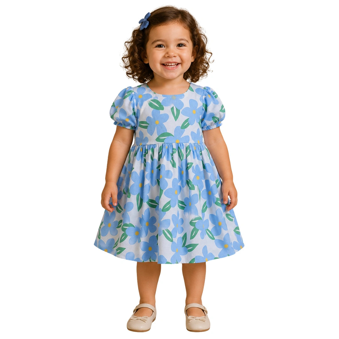 Blue Flower Dress