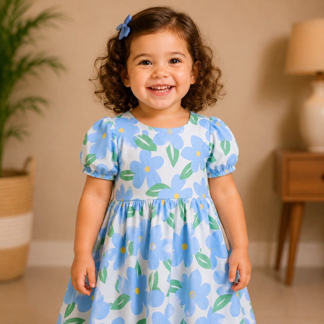 Blue Flower Dress