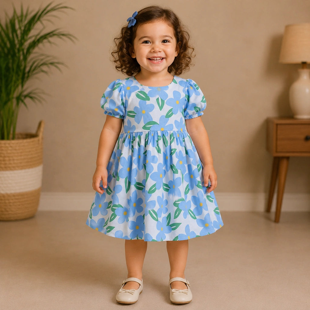 Blue Flower Dress