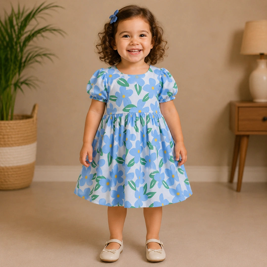 Blue Flower Dress
