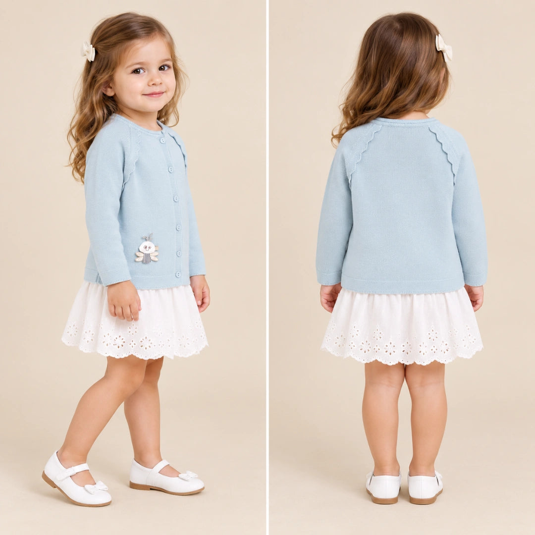 Frill Collar Style Sweater