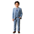 Blue Check Suit Set