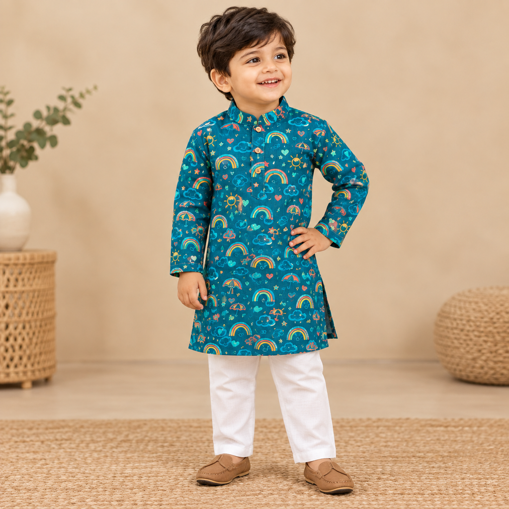 Rainbow Days Kurta Set