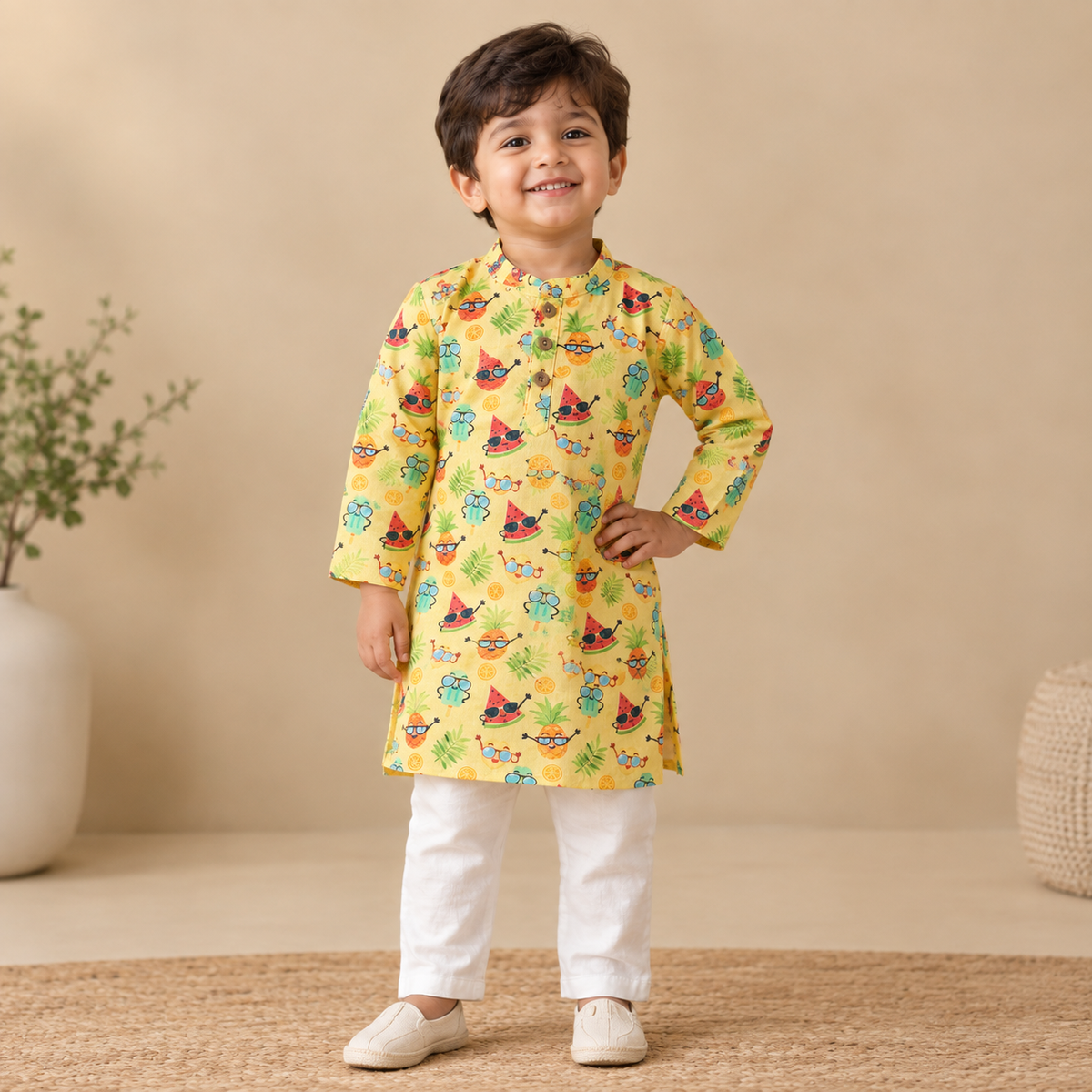 Fruit Kurta Set