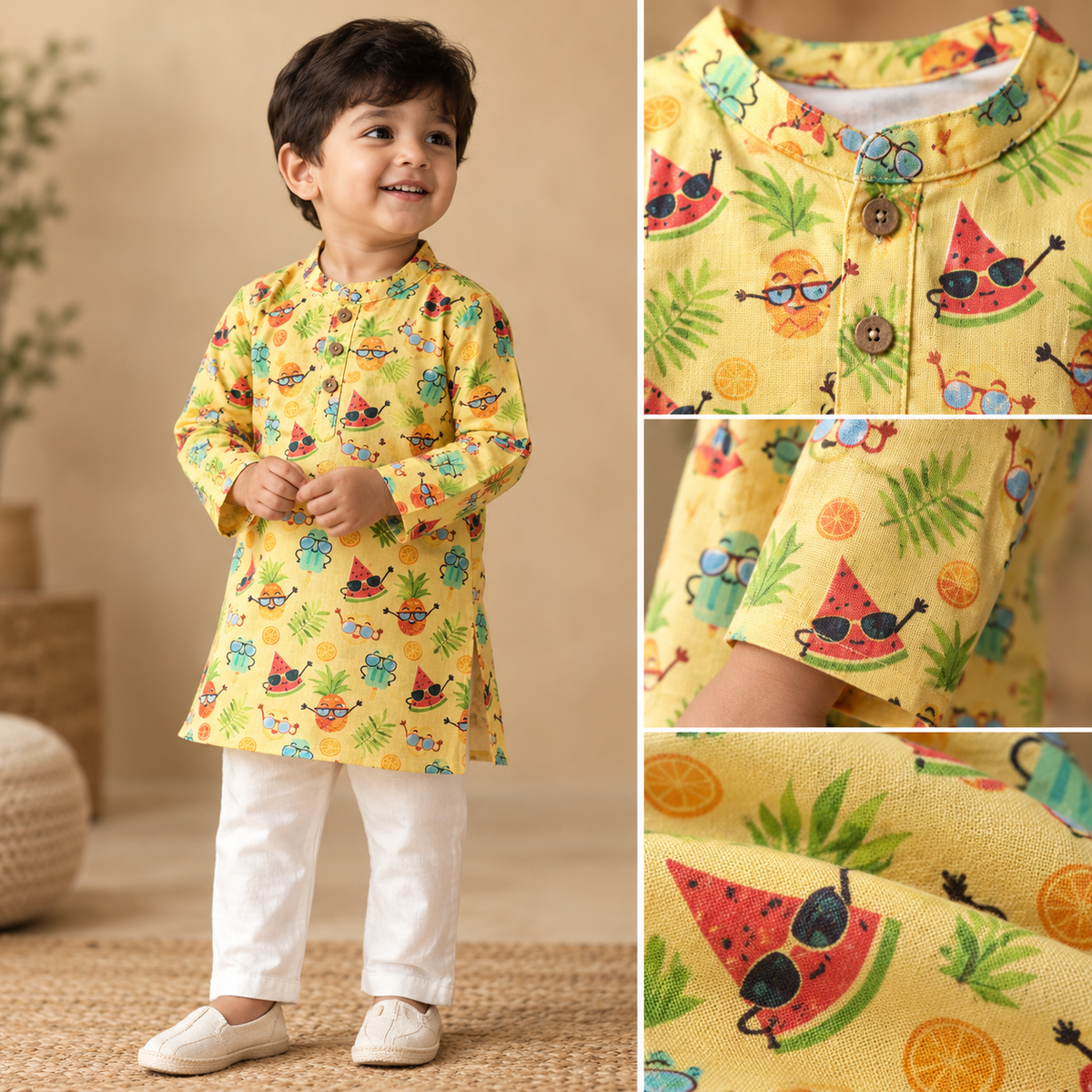 Fruit Kurta Set