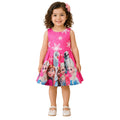 Cold Shoulder Frozen Dress Dark Pink