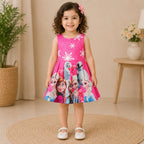 Cold Shoulder Frozen Dress Dark Pink