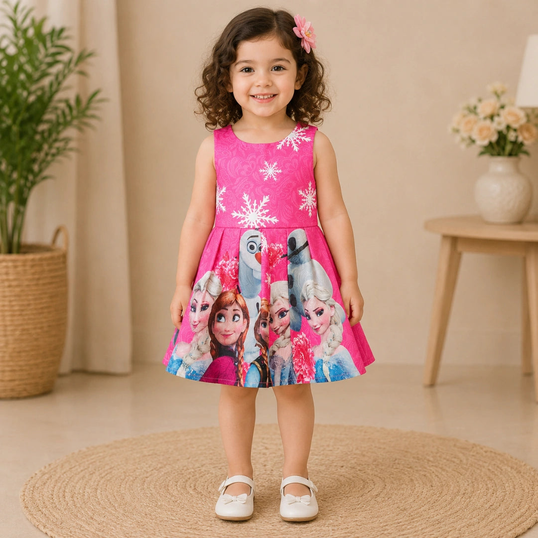 Dark Pink Frozen Dress