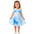 Cold Shoulder Frozen Dress Blue