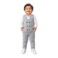 Grey Double-Button Waistcoat
