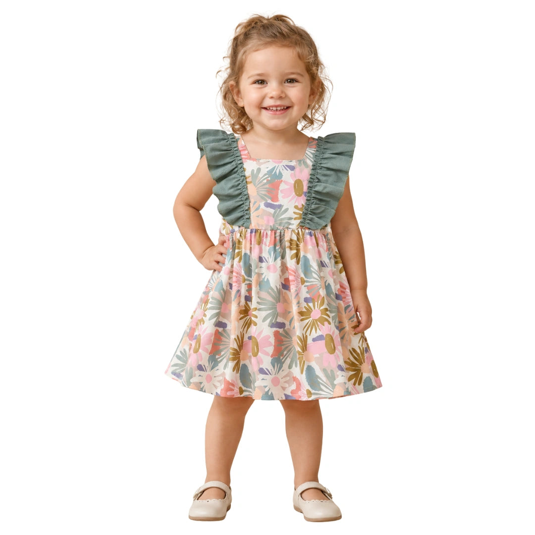 Green Frill Dress