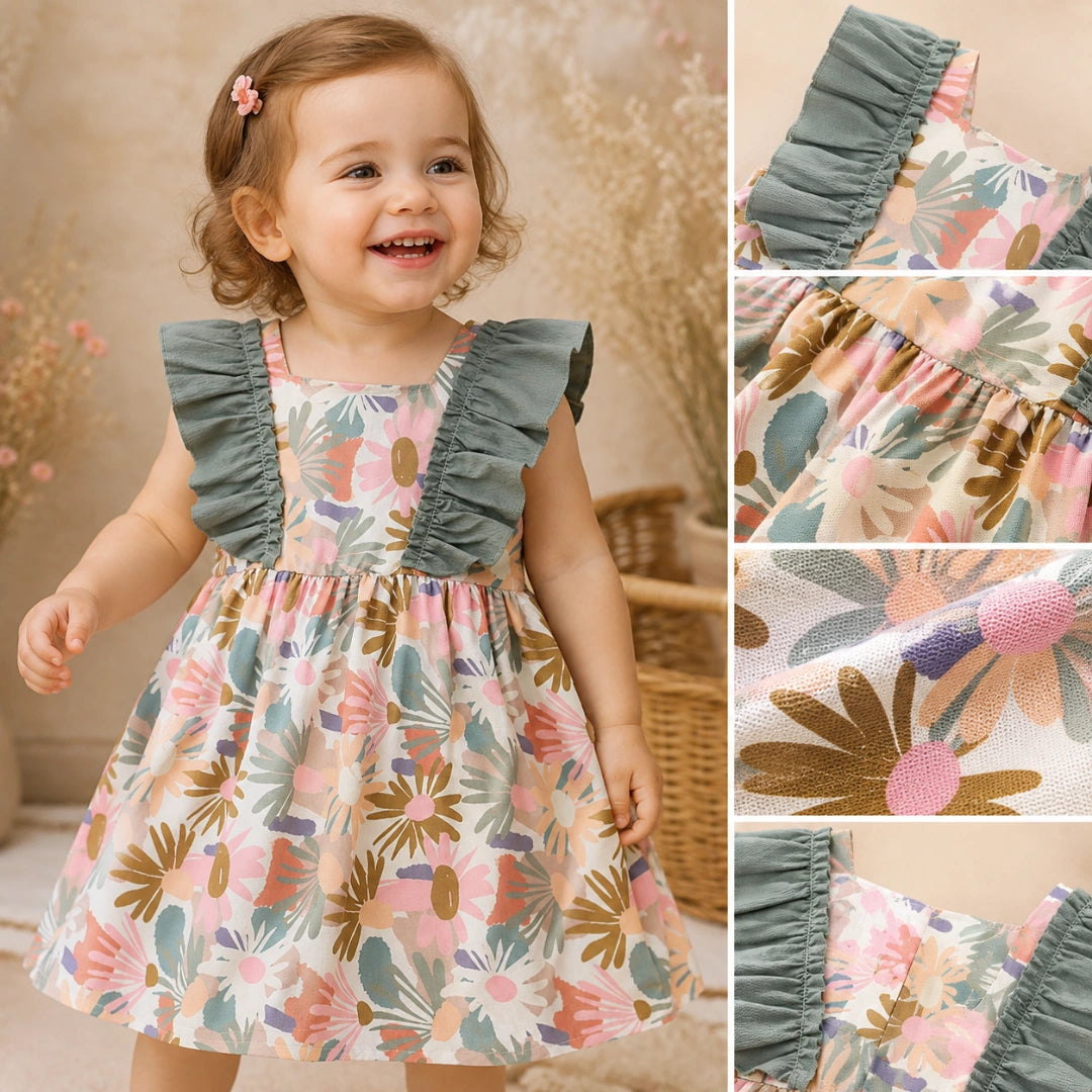 Green Frill Dress