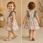 Green Frill Dress