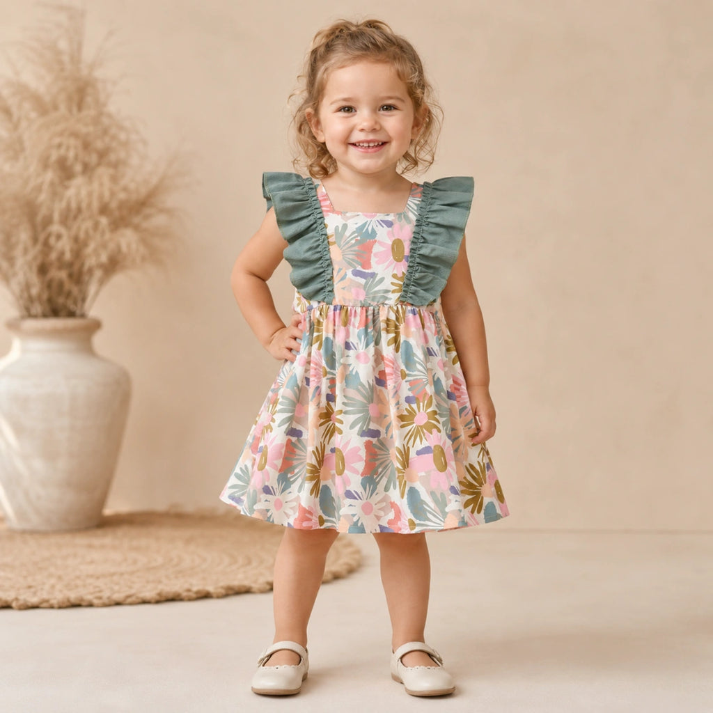 Green Frill Dress
