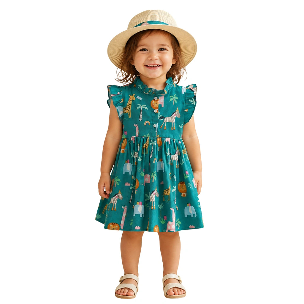 Green Animal Dress