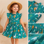 Green Animal Dress