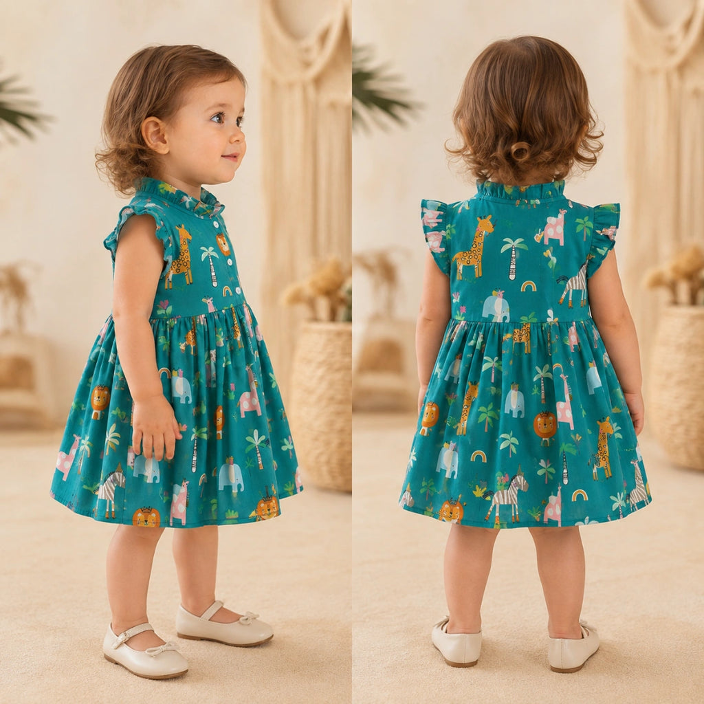 Green Animal Dress