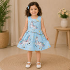 Light Blue Unicorn Dress