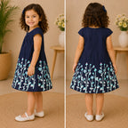 Long Flower Embroidery Dress
