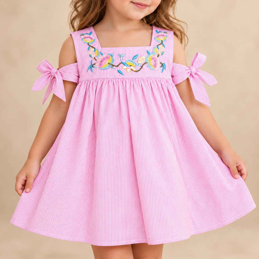 Pink Cold Shoulder Top