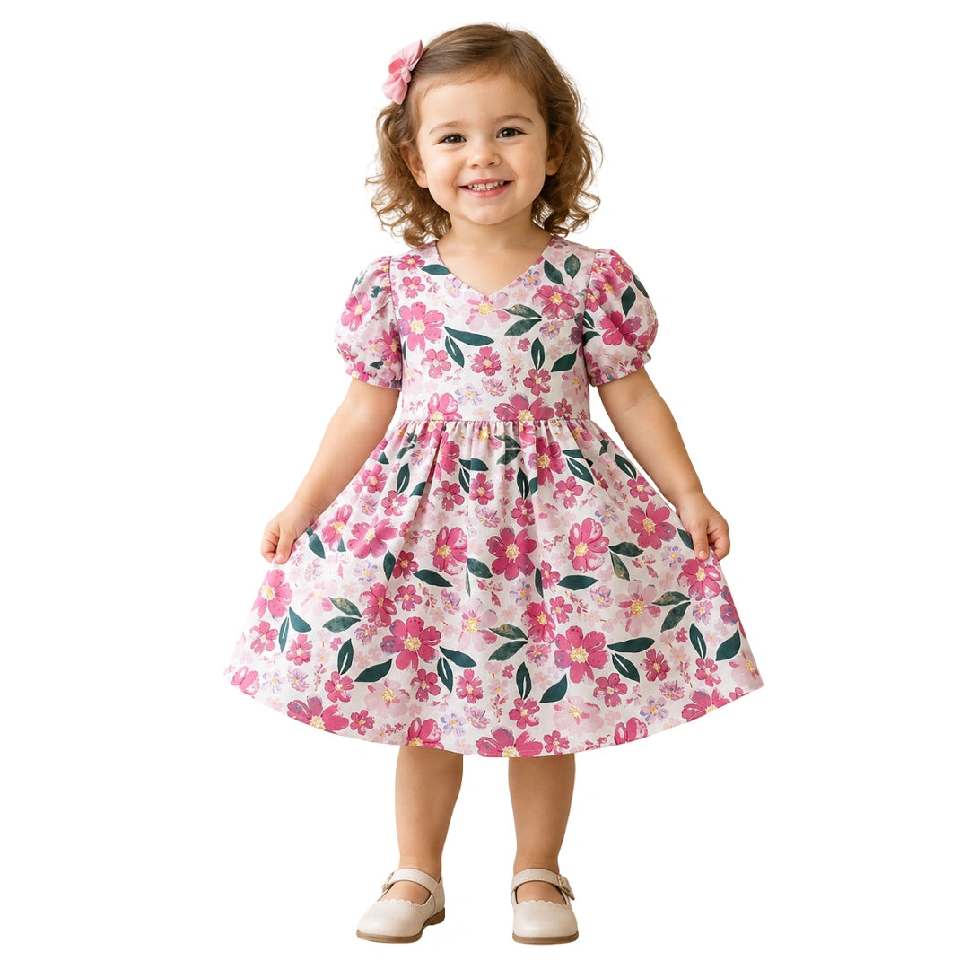 Purple Flower Dress