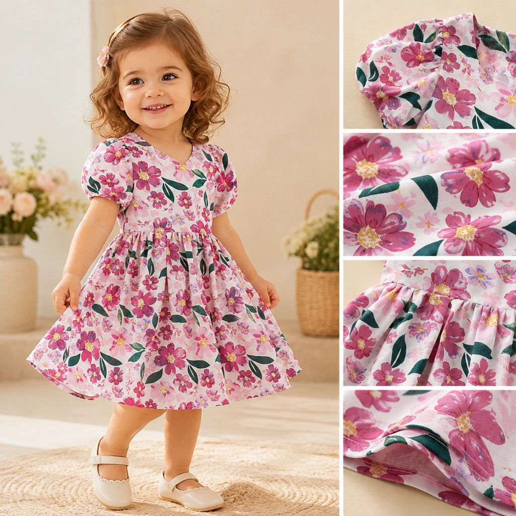 Purple Flower Dress