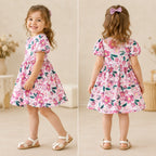 Purple Flower Dress
