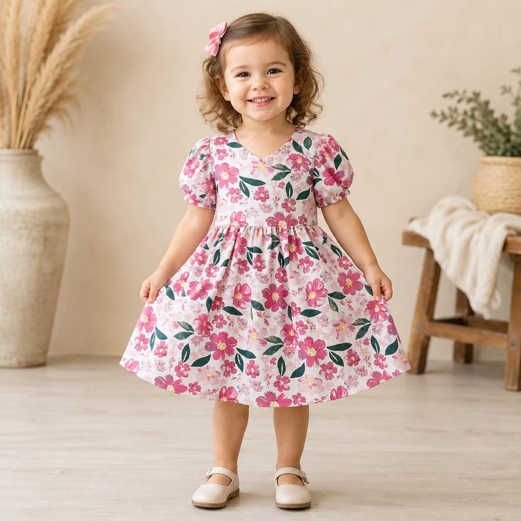 Purple Flower Dress