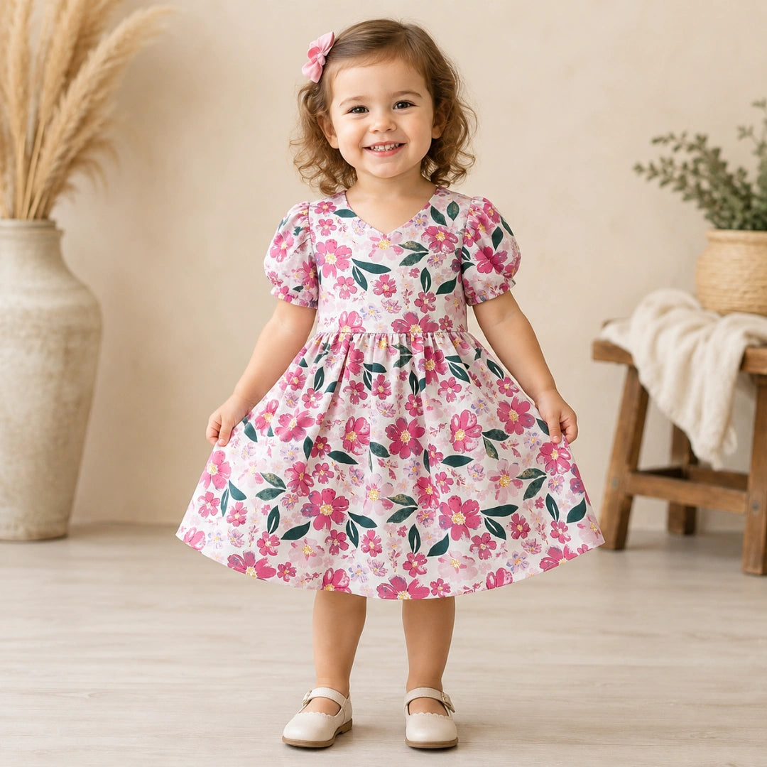 Purple Flower Dress