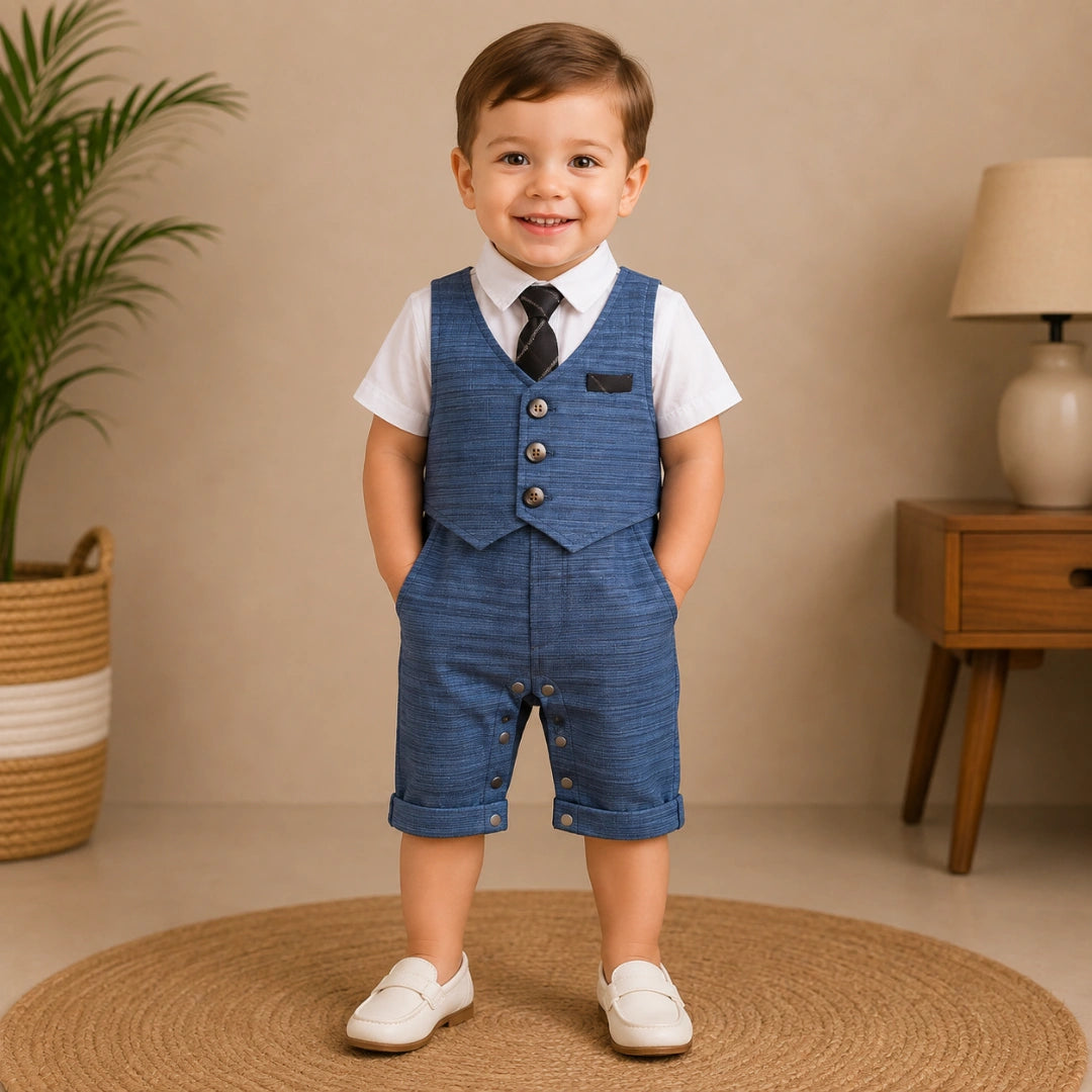 Romper Style Suit Set