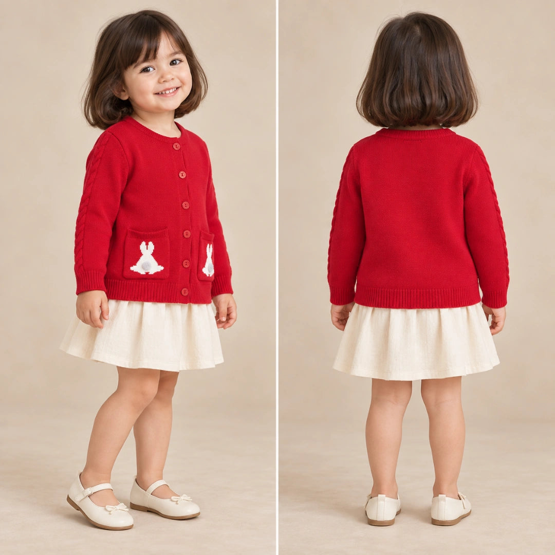 Rabbit Double Pocket Sweater