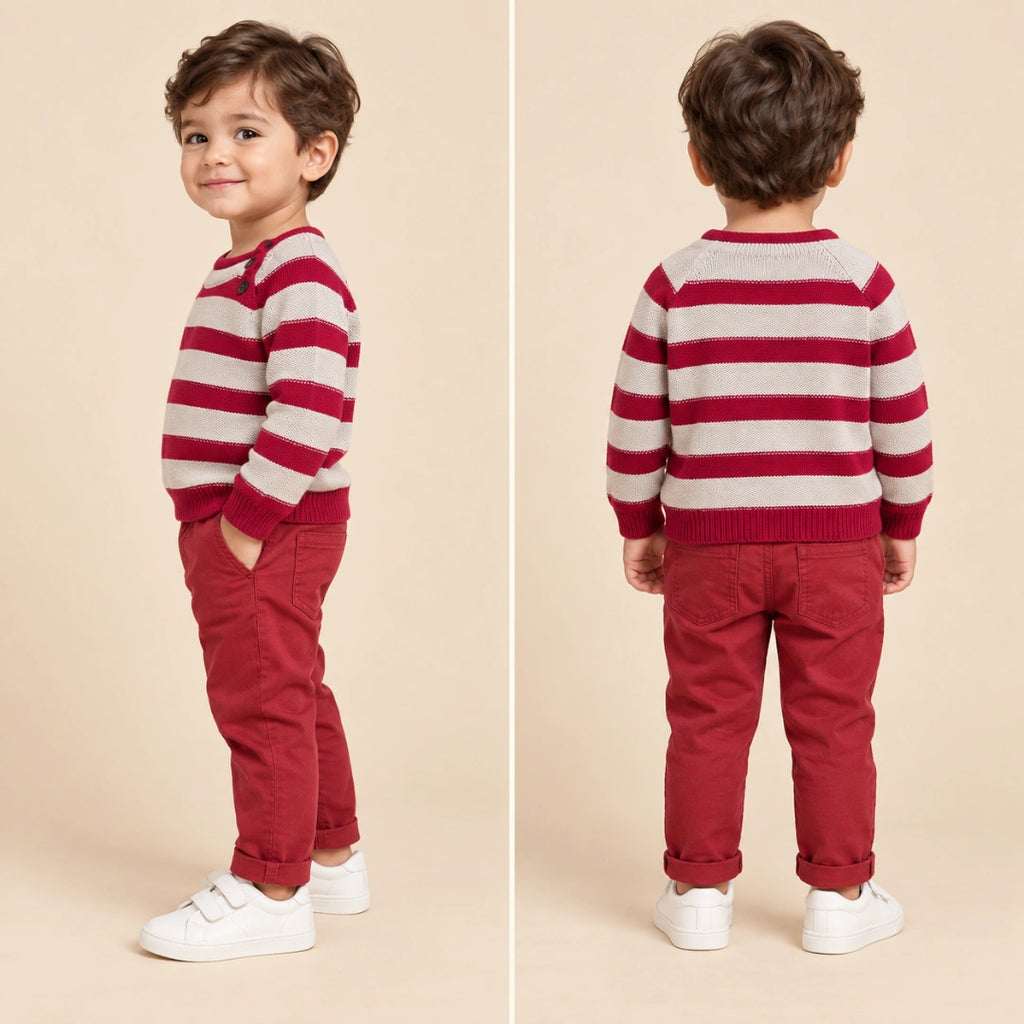 Three Stripe Sweater
