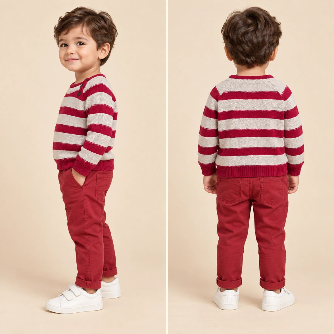 Three Stripe Sweater