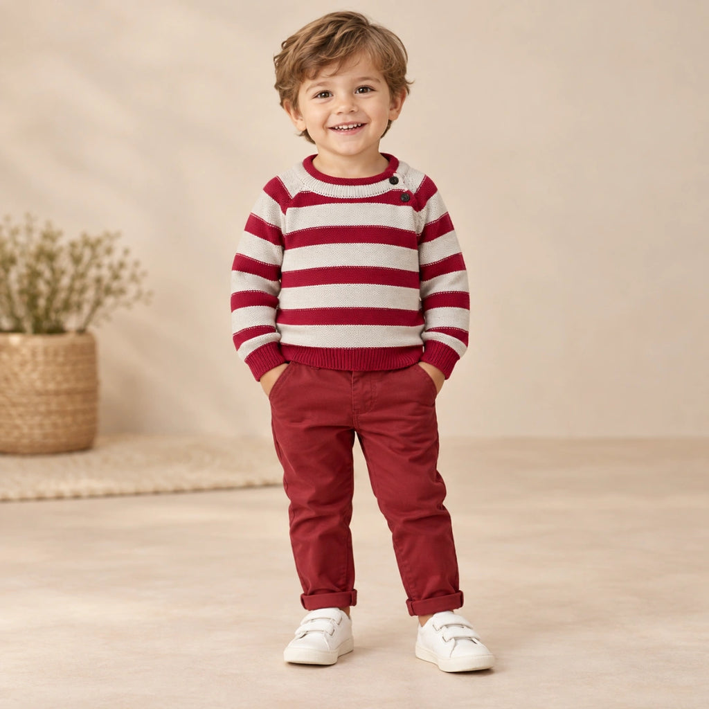Three Stripe Sweater