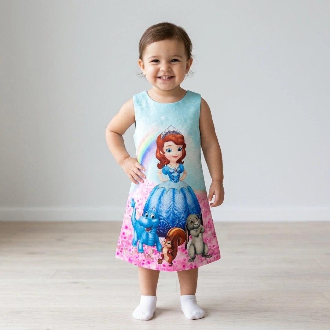 Shopia Long Rainbow Dress