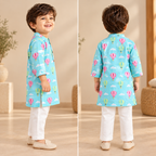 Hot Air Balloon Kurta Set