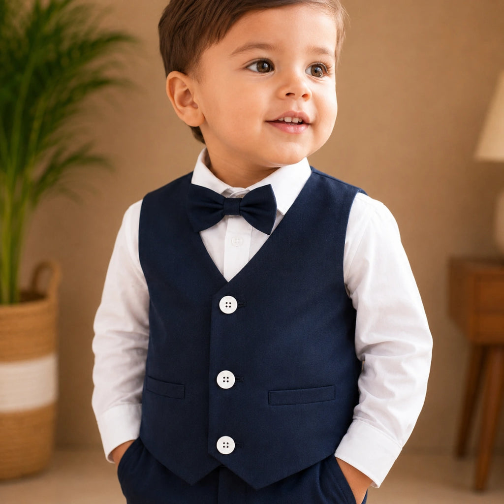 Plain Waistcoat Set