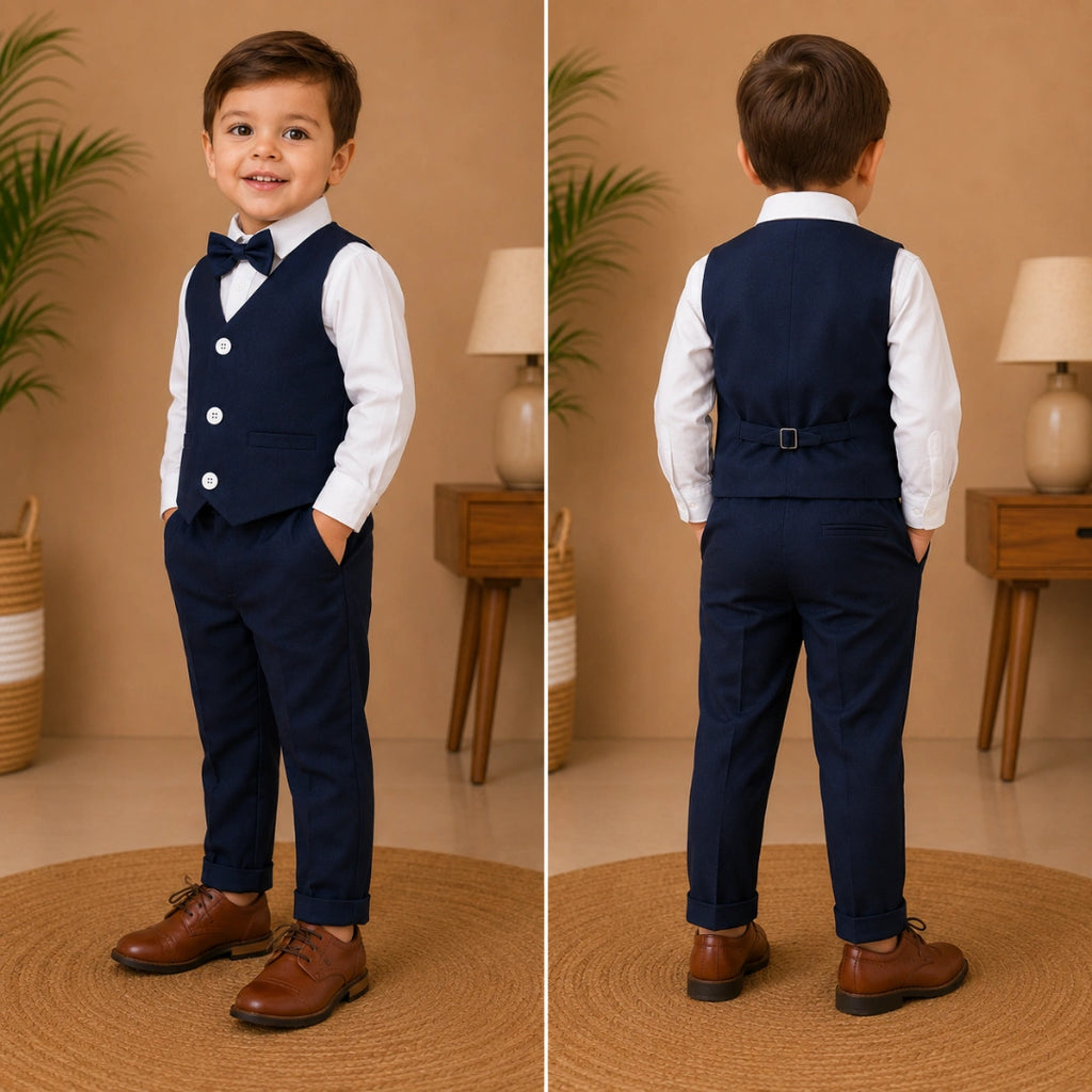 Plain Waistcoat Set