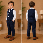 Plain Waistcoat Set